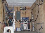 Graco H20-35 spray foam unit installed in mobile spray rig for spray foam insulation.  