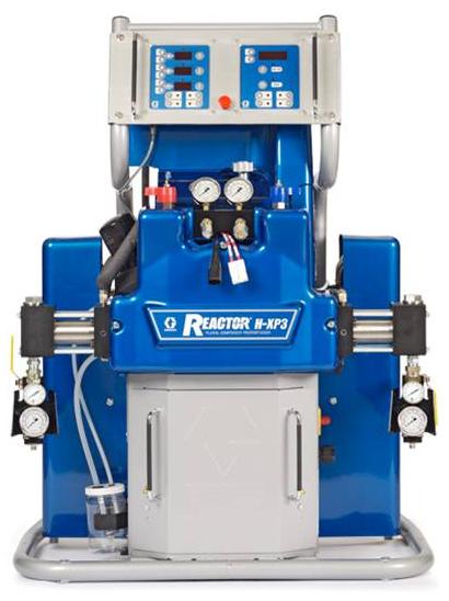 Graco H-40 and HXP3 proportioning units are high output hydraulic  spray foam and polyurea units that are the newest Reactor units to further advance the polyurethane and polyurea spray market.